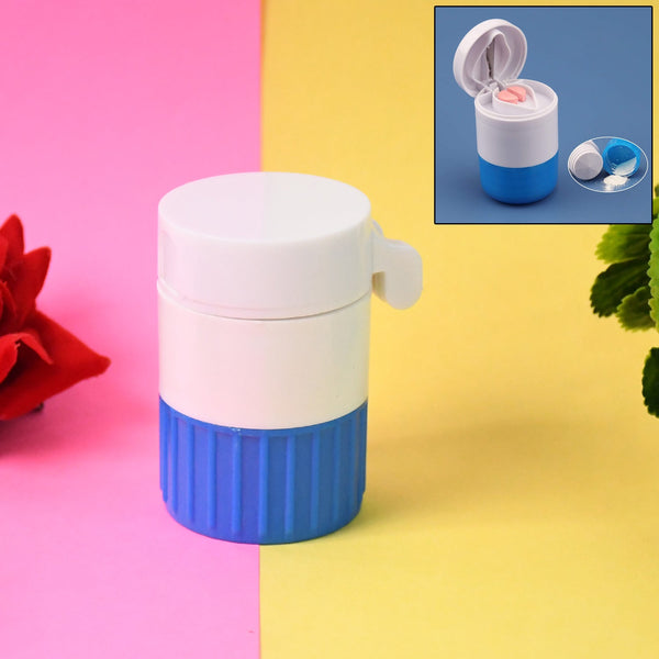 4-in-1 Medicine Cutter, Crusher, Storage Box for Pills view 2