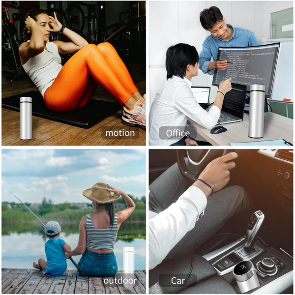 0726 Vacuum Insulated Water Bottle with LED Temperature Display (1 Pc / Multicolor) view 2