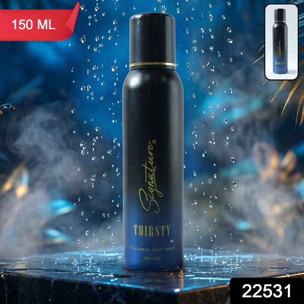 Signature premium thirsty fragrance body spray for men view 2