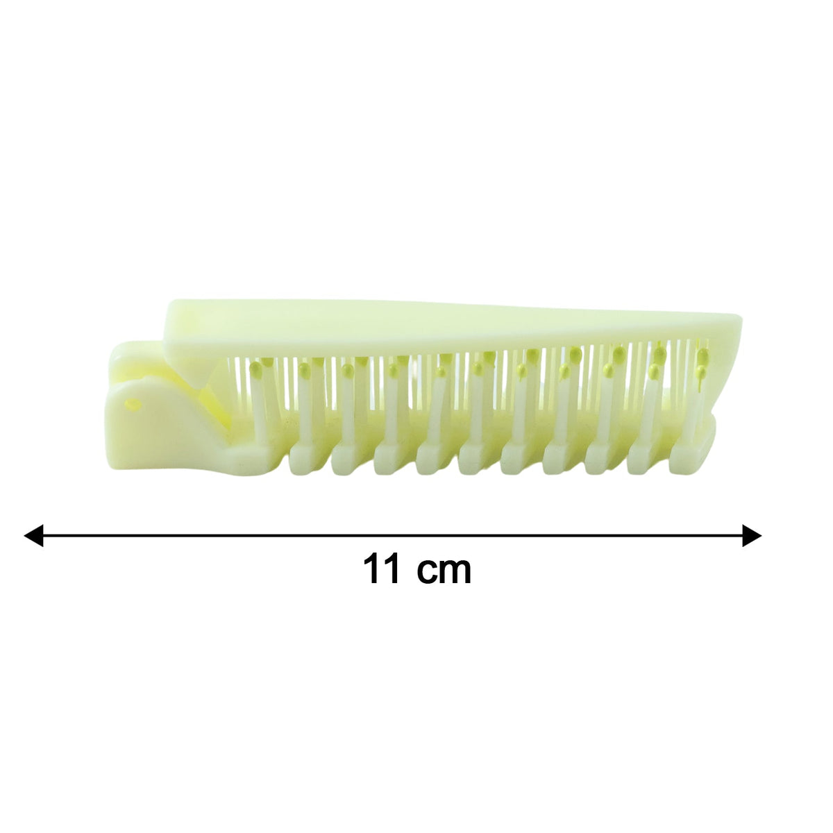 DualBristle 2 In 1 Foldable Hair Comb with Brush | Compact Pocket Hair Organizer (1 Pc)