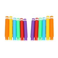 Colourful Tubes Sensory Toys Stretch Fidget Tube Toys Pull Tubes Fidget Toys