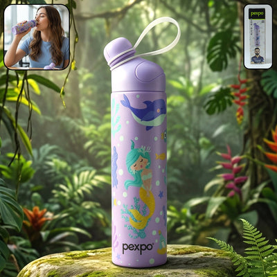 Art Printed Hot & Cold Insulated Stainless Steel Water Bottle 500 ML