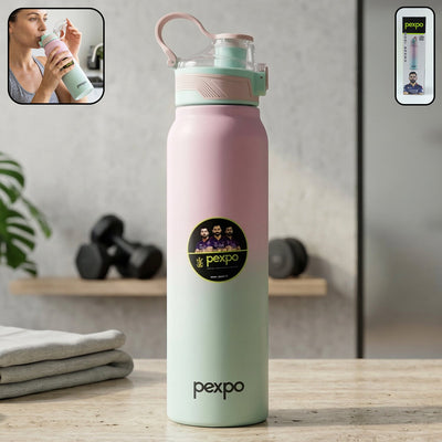 Hot & Cold Insulated Stainless Steel Water Bottle | 1000 ML Flagship Gym Flask