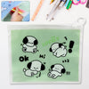 Reusable Multipurpose Pouch Pen Stationary Case Travel,   (1 Pc/ Mix Design)