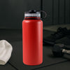 Silver Stainless Steel Double Wall Vacuum-Insulated Drink Water Bottle