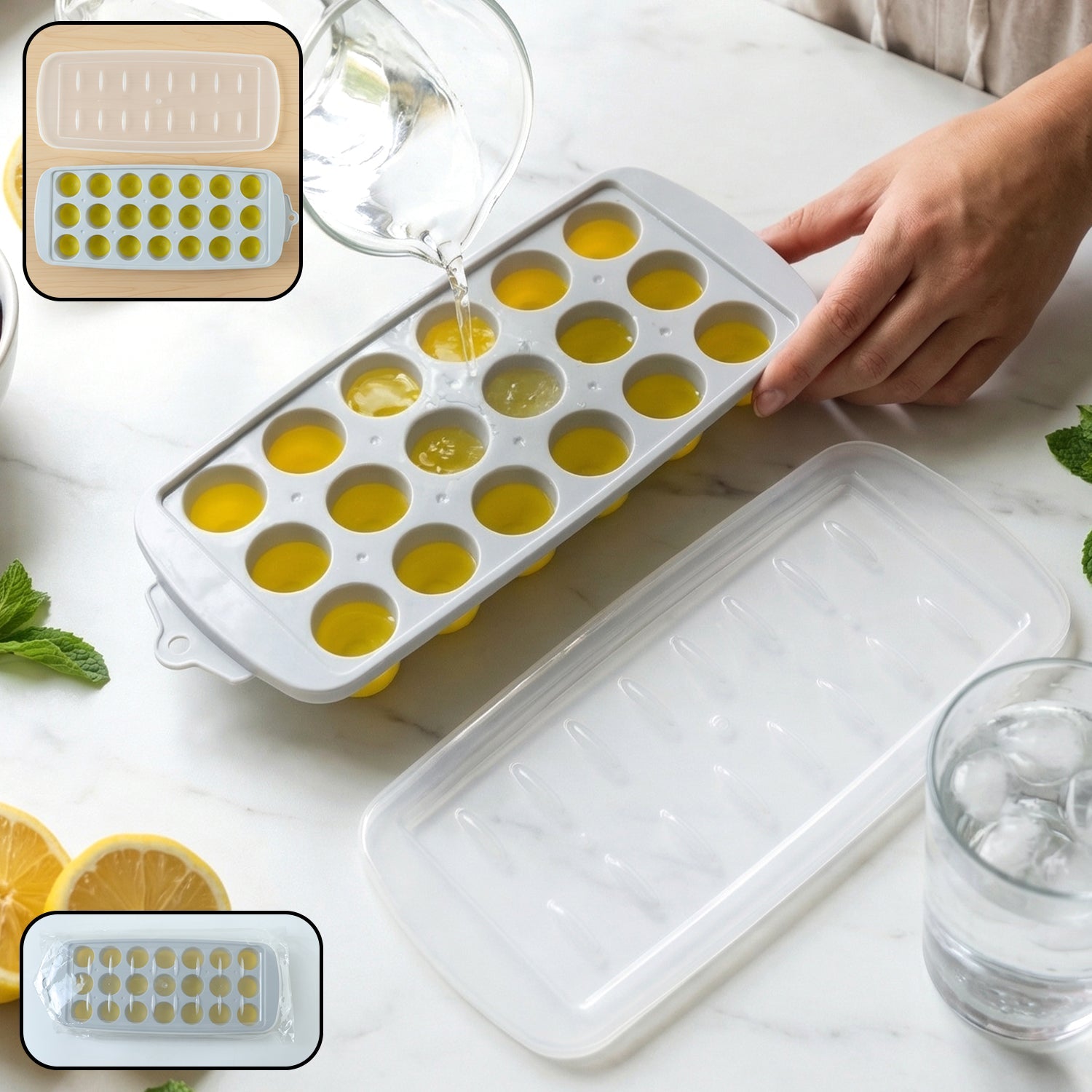 round ice ball tray