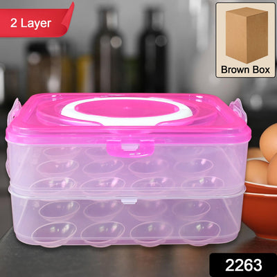 EggVault Double Layer 24-Grid Storage Box | 1 P