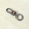 dual ring metal key holder