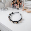 Pearl floral hairband women