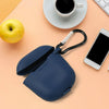 Silicone Shockproof Protection Wireless Headphones Carrying Box Cover Metal Keychain