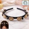 Gold stone studded hairband