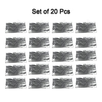 Transparent pouches for students' stationery and personal items