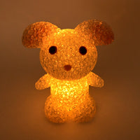 Crystal LED Night Light Lamp – Cute Glowing Animal Decorative Light (1 Pc)