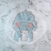 Cute Cartoon Character Fabric Mesh Fan Cover (1 Pc / Mix Design)