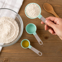 Measuring Cups Set 1/3 Cup (78 ml), 1/4 Cup (59 ml), 1/8 Cup (30 ml)