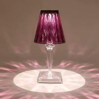 Crystal Diamond LED Table Lamp with 16 Colors – Bedroom Decor