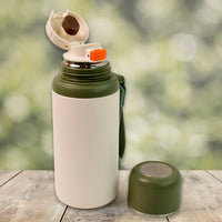 Stainless Steel Mug / Bottle Vacuum Insulated Cup Handle, Small Cup & Straw (650 ML)
