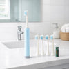 Electric Toothbrush With 4  Extra Head (1 Pc, Battery Included, Mix Color)