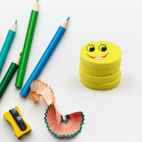 Cute Smile Emoji Eraser Set – Perfect for Kids (4pc Set)