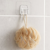 Heavy-Duty Transparent Wall Hook with Seamless Adhesive Backing (1 Pc)