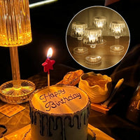 Battery Operated Decorative LED Mini Table Lamp (6 Pc / Set)