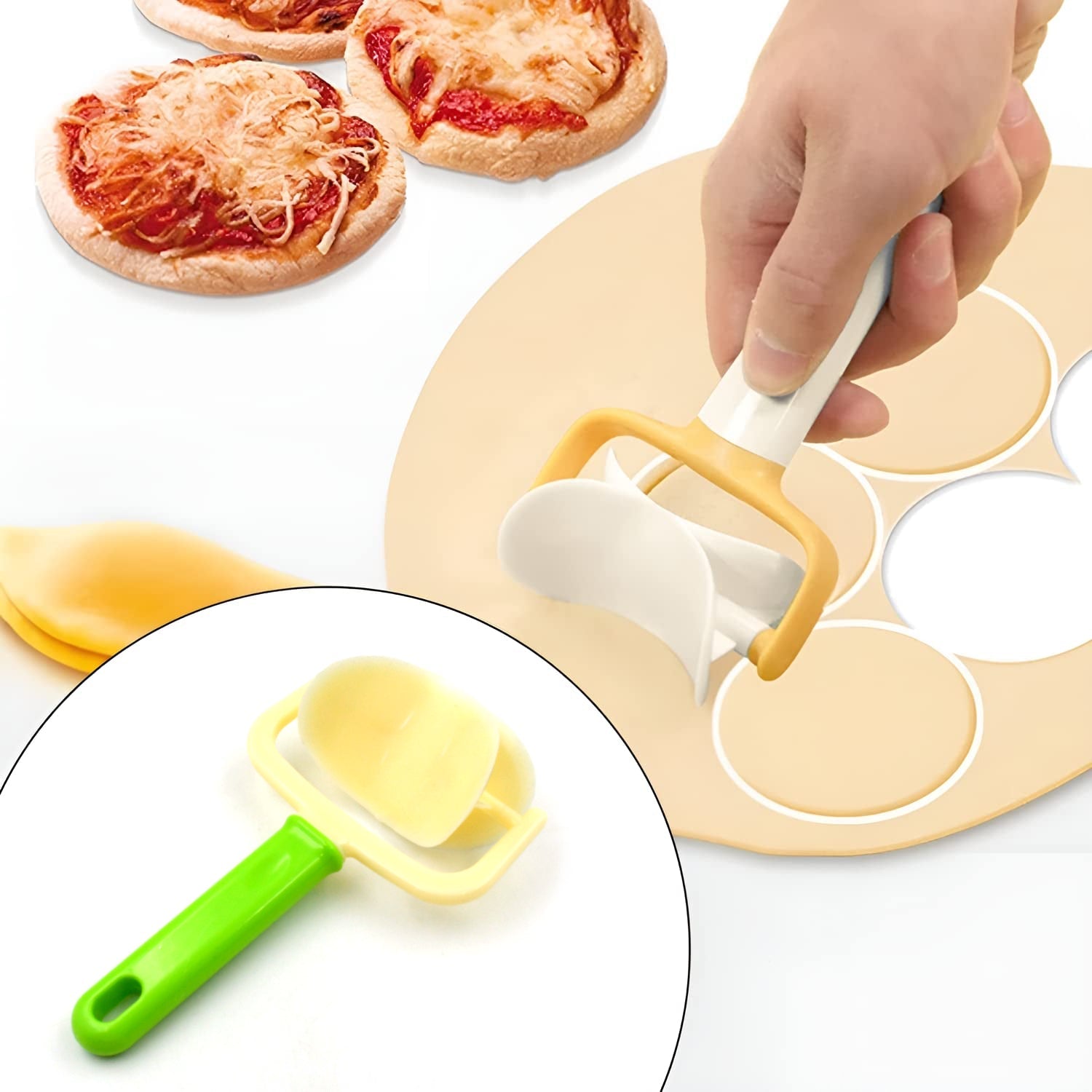 Plastic roller puri maker