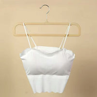 Premium Velvet Non-Slip Cloth Hanger with Metal Hook (1 Pc)
