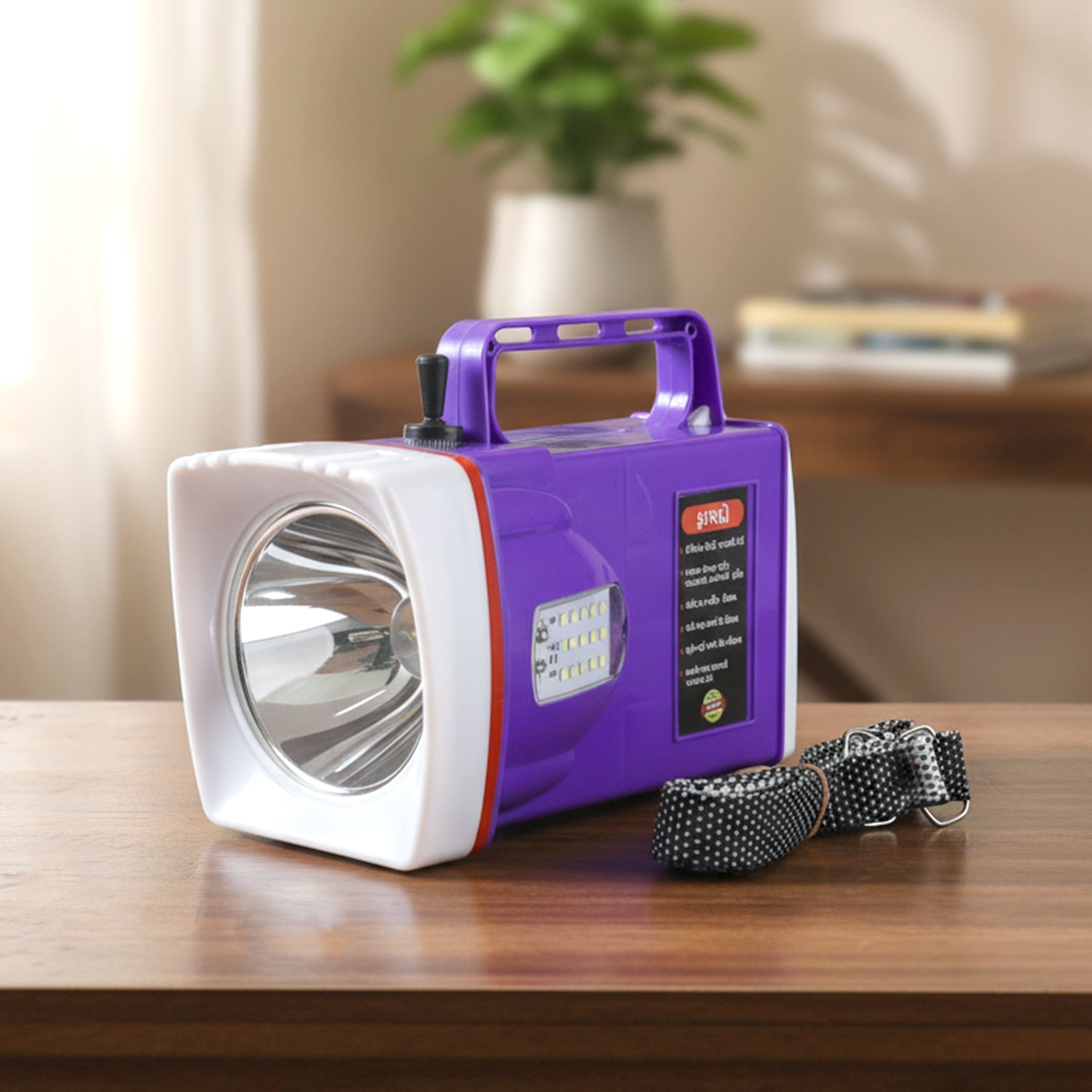 portable rechargeable led torch light omega brand