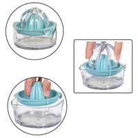Manual Orange Lemon Citrus Juicer Squeezer Press Pourer with Lid Plastic 1 Pc