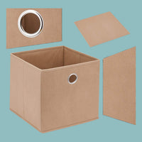 Foldable Square Storage Box (20x20 Cm / 1 Pc)