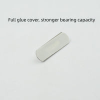 Set of stainless steel wall hooks for organization