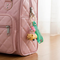 Kids cartoon bag accessory keychain