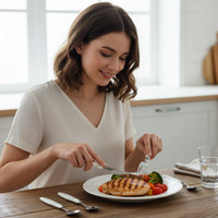 Stainless steel utensil set