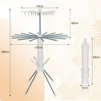 Multi-Layer Foldable Clothes Drying Rack Set