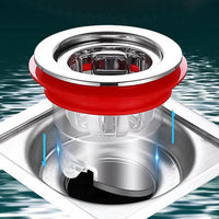 Plastic Odour Proof Floor Drain Sink Drain for Toilet Bathroom Kitchen (1 Pc)