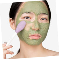 2-in-1 Silicone Mask Brush for Cleansing & Mud Mask Application
