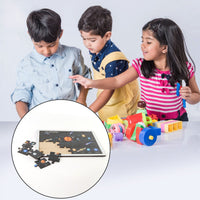 Wooden Solar System Puzzle for Kids - (1 Set)