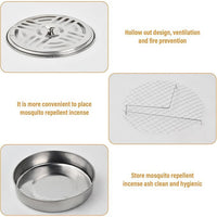 Decorative Mosquito Coil Holder Mosquito Coil Container,  for Home Patio