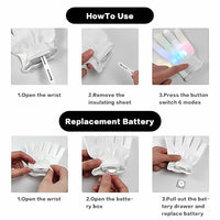 Vivid Glow LED Handwear
