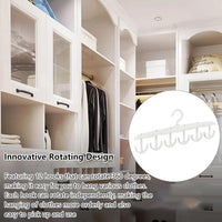 Rotatable Tank Top Hanger – Space Saving Closet Organizer Dorms & (12-Hook)