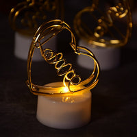 12pc Heart Candle Set