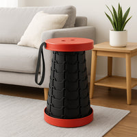 Adjustable Portable Telescopic Folding Stool (1 Pc)