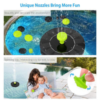 Solar-Powered Garden Fountain Pump 1 Set