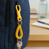 Coiled Retractable Keychain - (1 Pc)