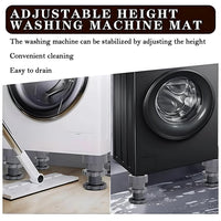 Adjustable Anti-Vibration Pads for Washing Machine and Refrigerator Base (4 Pc)
