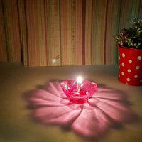 Magical Reflection Diya Set with 6 Attractive Design Cup Set Of 12 Pieces, Diwali