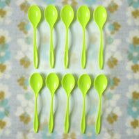 Fancy Spoon Used While Eating and Serving Food Stuffs Etc (10 Pcs)