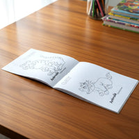 Kids Animal Theme Colouring Book Set ( 5 Pc /  Mix Color Books)