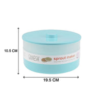 Ganesh sprout maker, bean bowl 1800 ml, shown from various angles.