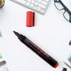 Marker Red Ink, Bold Tip, Quick-Dry Alcohol-BQased Marker (1 Pc)